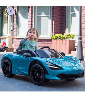 Coche eléctrico infantil McLaren 720S 12V color azul pintado - LE4341-AC
